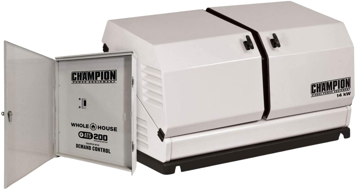 Champion 100294 14kW Standby Generator LP/NG w/ 200 Amp Automatic Transfer Switch New