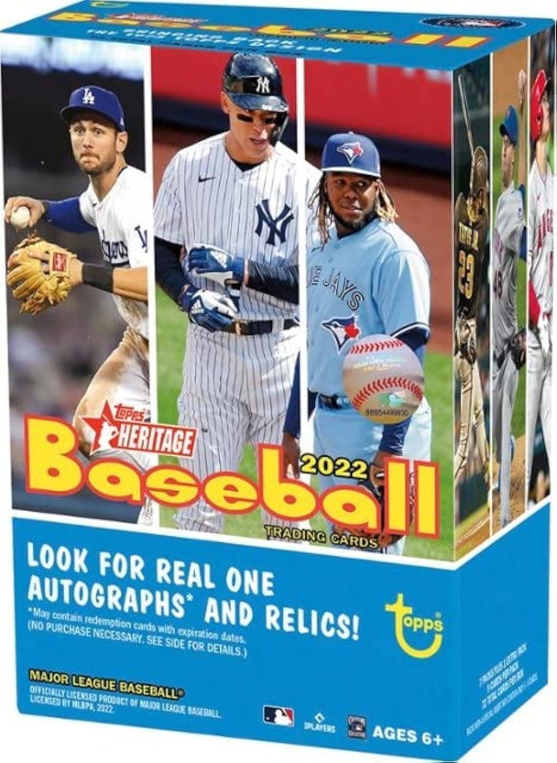 2022 Topps Heritage Blaster – 72 Baseball Cards per Box