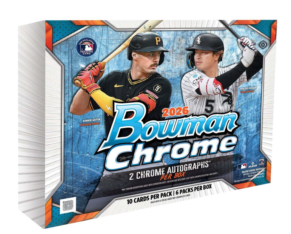 Pre Order – 2026 Bowman Chrome Baseball Hobby Box