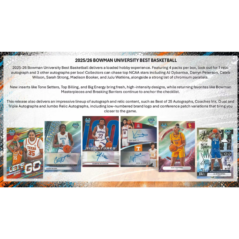 2025/26 Bowman University’s Best Basketball Hobby Box