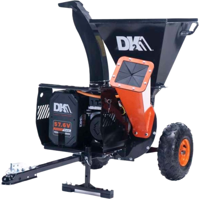DK2 OPC503EV-K Disk Chipper Shredder Kit With Battery and Charger 3" 57.6V Li-ion Powered New