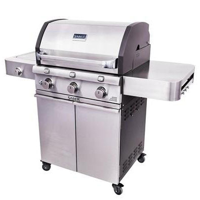 Saber Deluxe Stainless 3-Burner Grill