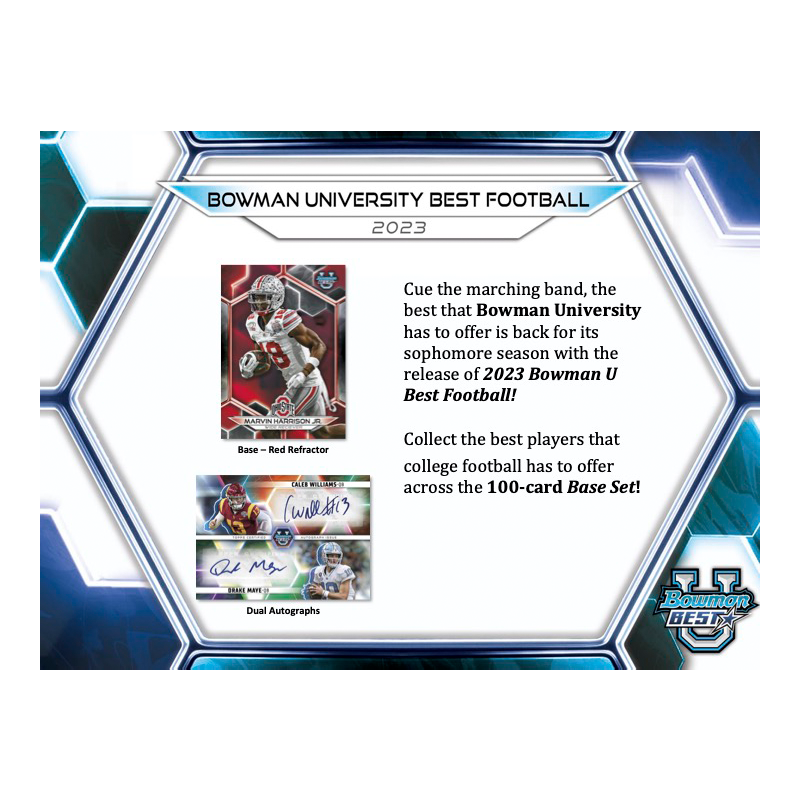 2023 Bowman University Best Football Breaker’s Delight Box