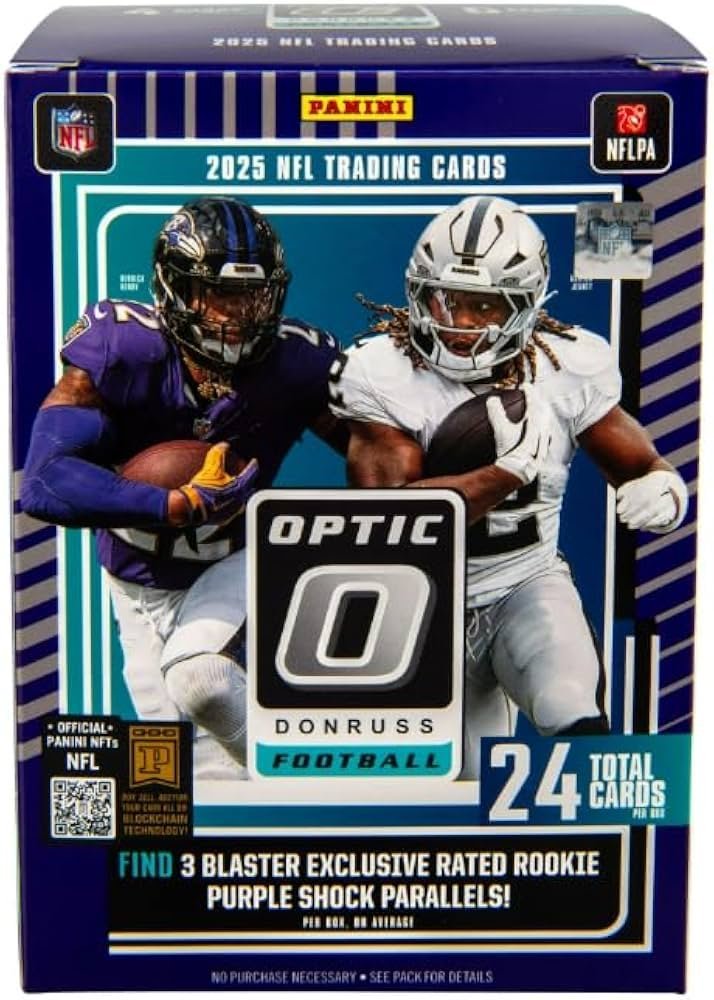 2025 Panini Donruss Optic Football Blaster Box (Purple Shock Parallels)