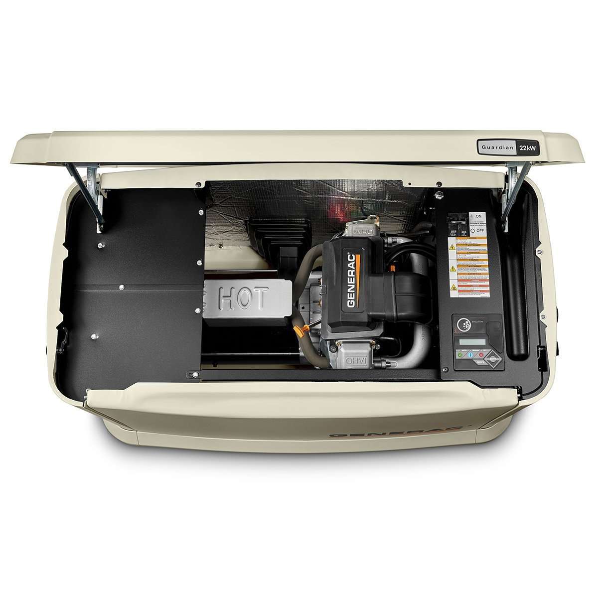 Generac 7043 Guardian 22kW/19.5kW Standby Generator Manufacturer RFB