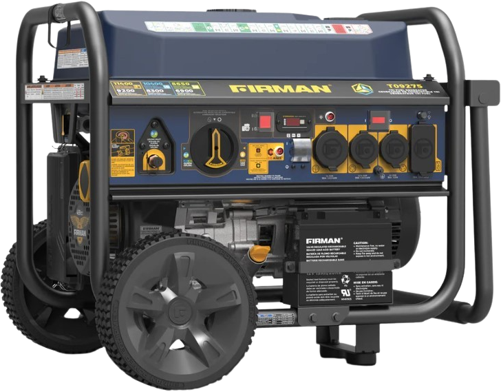 Firman T09275 Tri-Fuel Generator 9200W/11400W 120V/240V 50 Amp Electric Start With CO Alert New