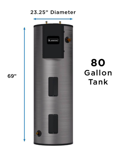 Ariston ARIEC080C3W165 80 Gallon 16,500 Watt Electric Water Heater New