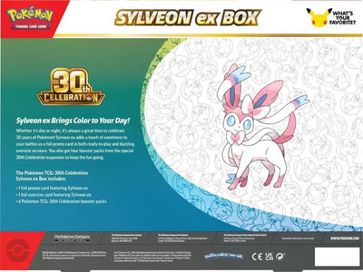 (Preorder) Pokémon 30th Celebration Sylveon ex Box – ME: 30th Celebration