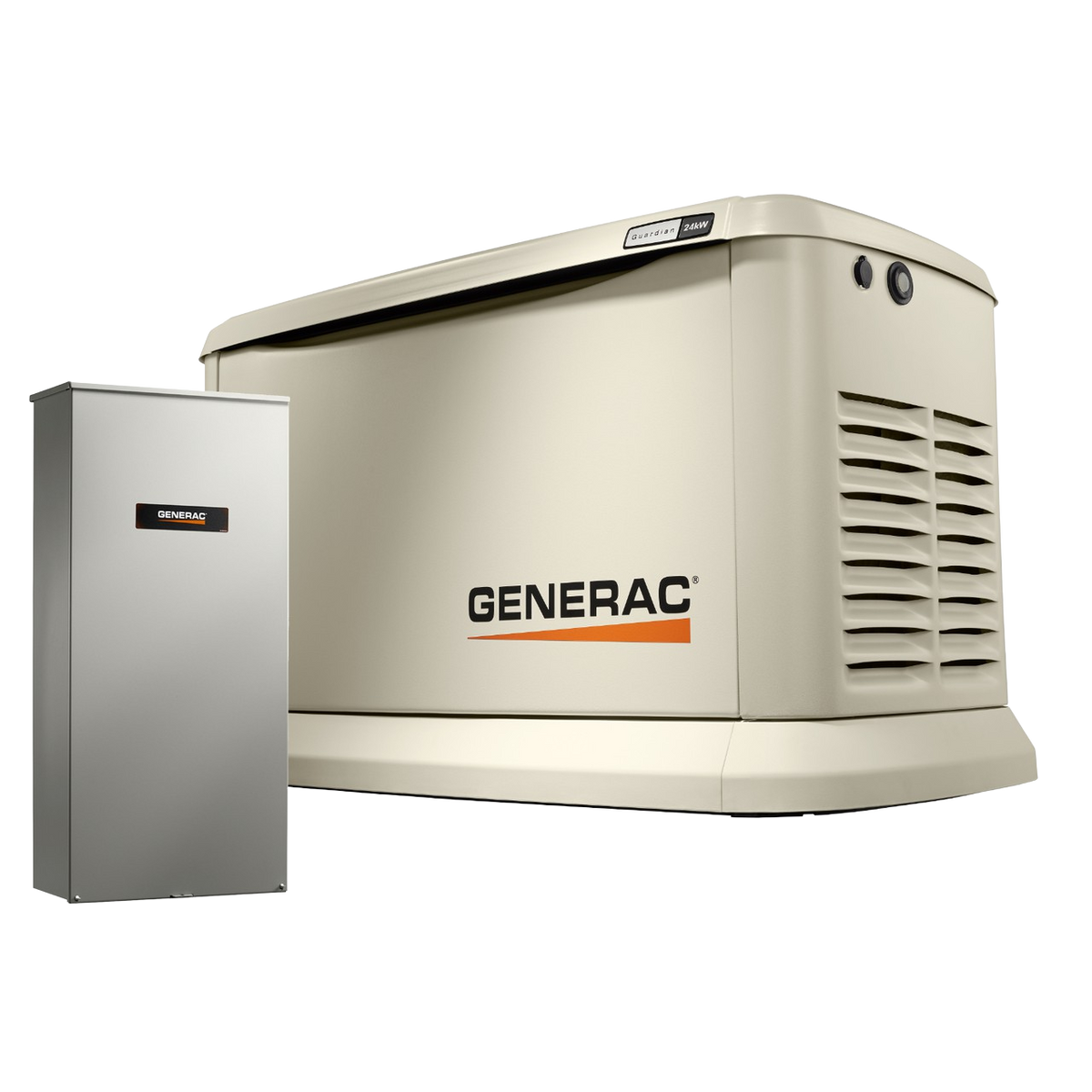 Generac 7210 Guardian 24kW Standby Generator WiFi w/ 200 Amp Automatic Transfer Switch Scratch & Dent