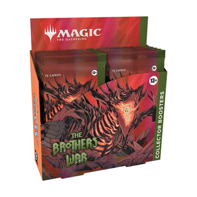 Magic: The Gathering The Brothers War Collector Booster Box | 12 Packs (180 Magic Cards)
