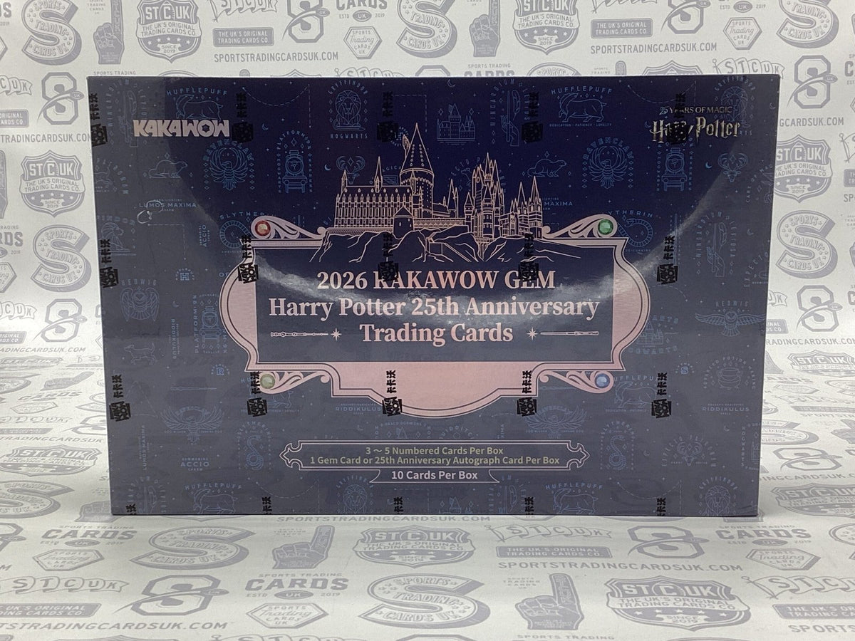2026 Kakawow Harry Potter 25th Anniversary GEM Trading Cards Box