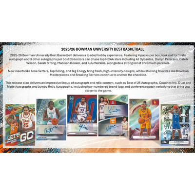 2025/26 Bowman University’s Best Basketball Hobby Box