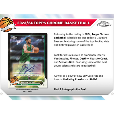 2023/24 Topps Chrome Basketball Breaker’s Delight Box