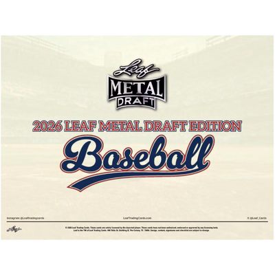 2026 Leaf Metal Draft Baseball Hobby Box